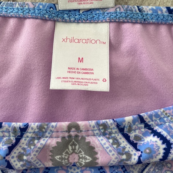 Blue and purple two piece bikini - Picture 9 of 11